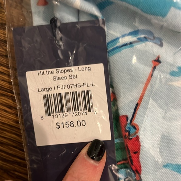 Printfresh Hit the Slopes Pajama Set NWT Large - Picture 3 of 5